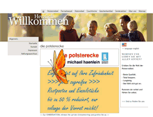 Tablet Screenshot of die-polsterecke.com